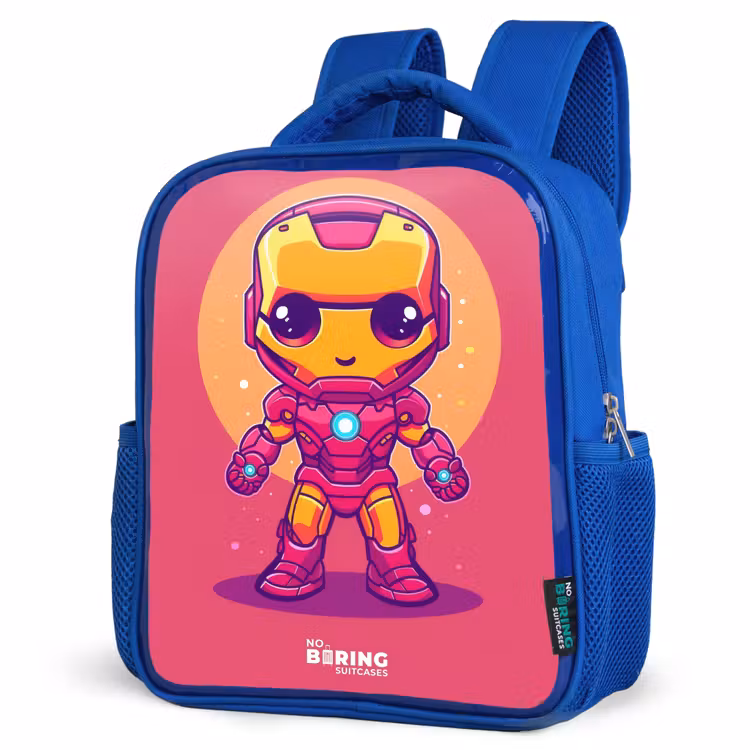 Kinderrucksack - Blau - Rosa Ranger — 7