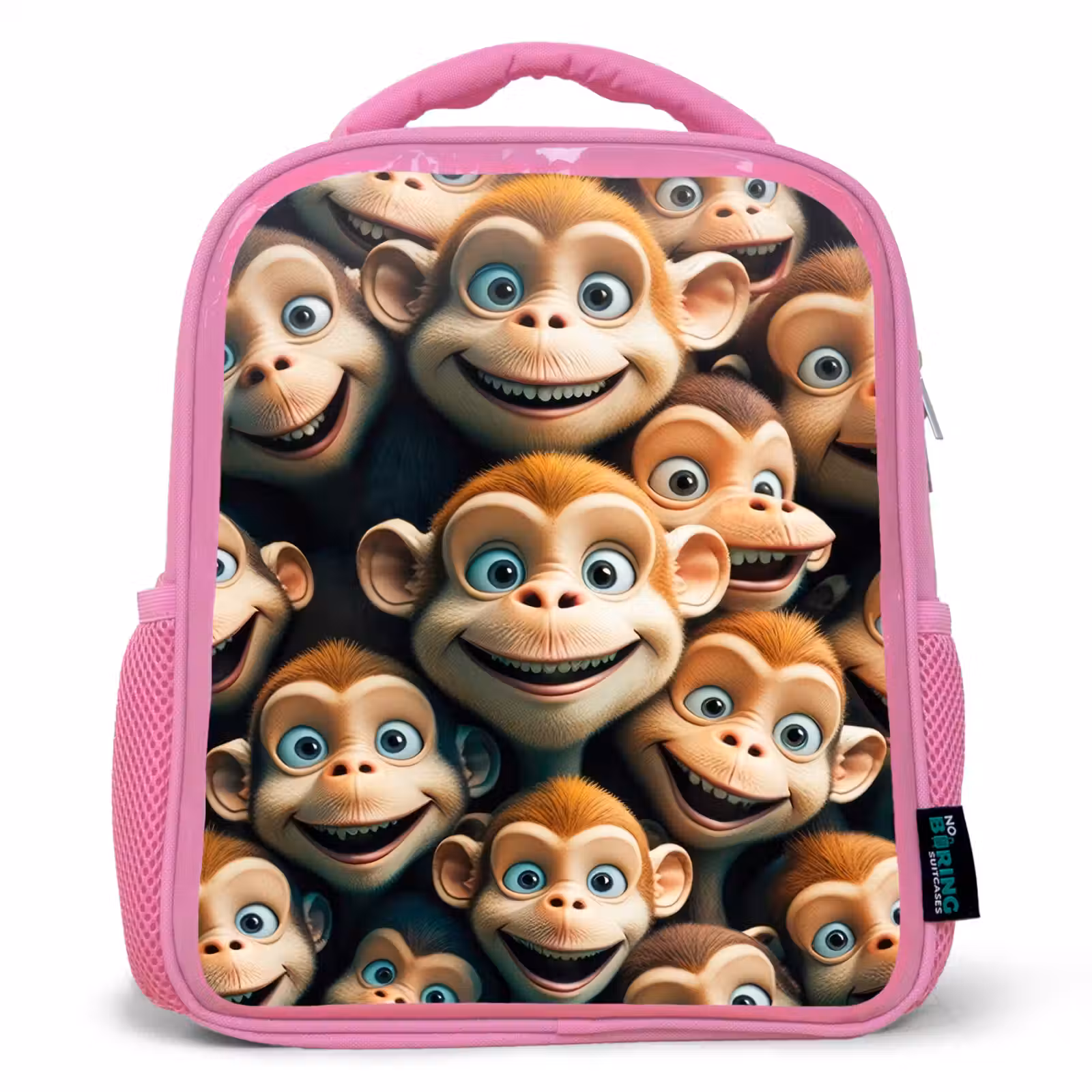 Kinderrucksack - Rosa - Affenhiebe — 1