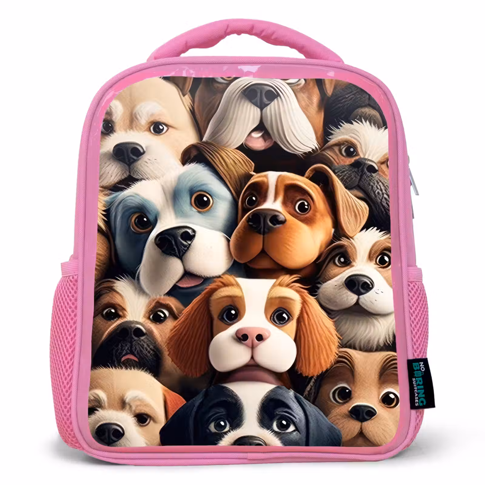 Kinderrucksack - Rosa - Kläffende Bande — 1