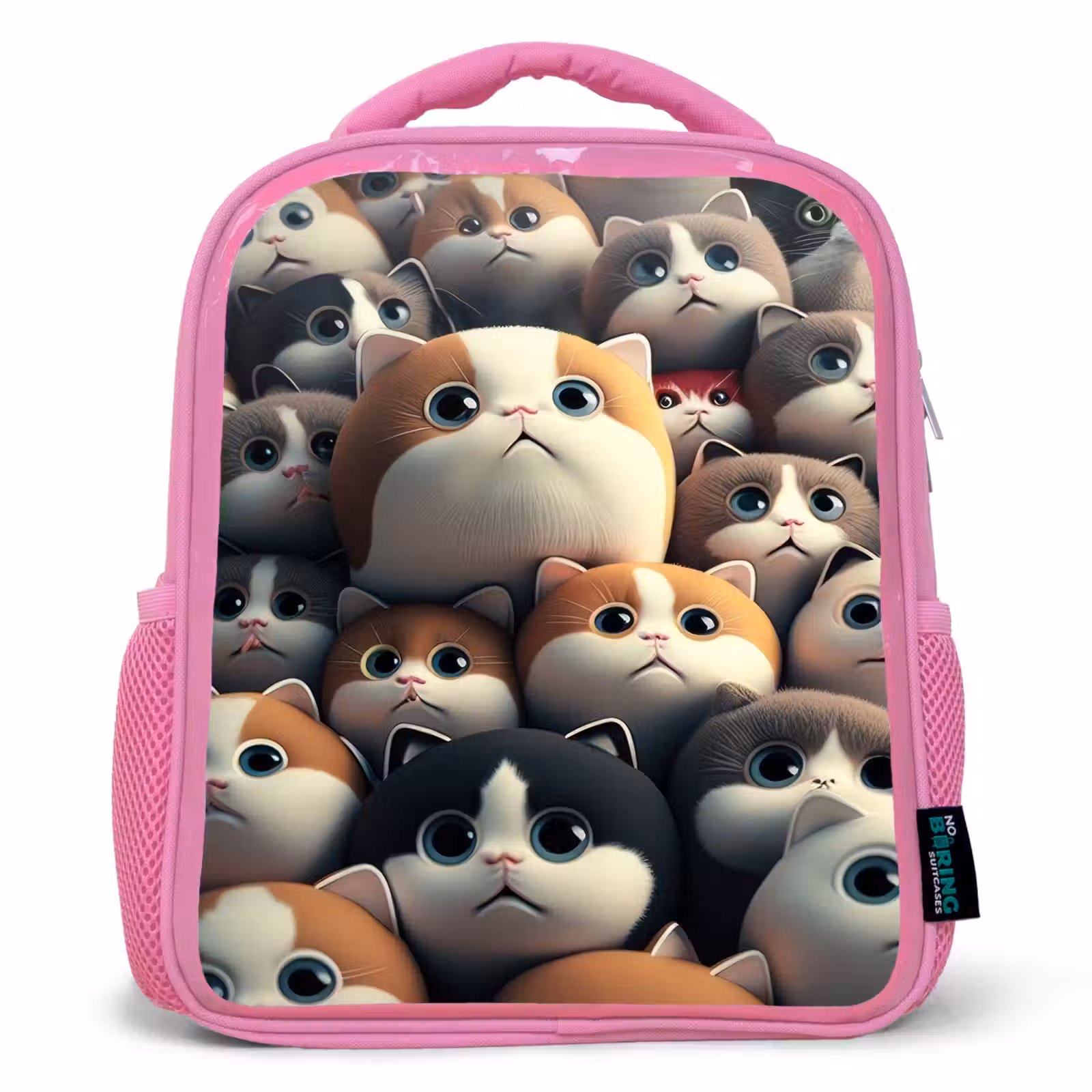 Kinderrucksack - Rosa - Patches Katzen — 1