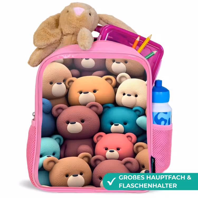 Kinderrucksack - Rosa - Bären Bonanza — 3