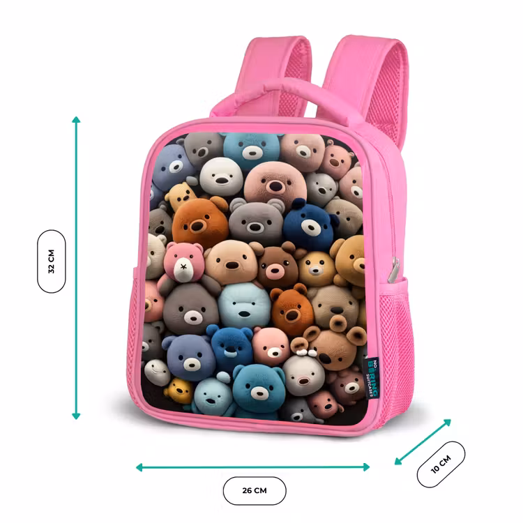 Kinderrucksack - Rosa - Bärenparty — 2