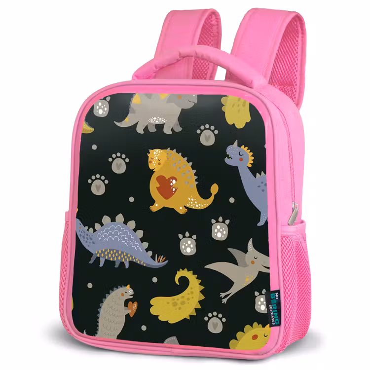 Kinderrucksack - Rosa - Dino - Kinder - Schnittmuster - Jungen - Mädchen - Dinosaurier — 4