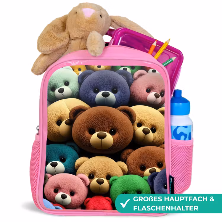Kinderrucksack - Rosa - Elster-Bande — 3