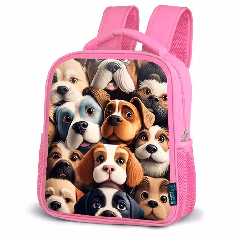 Kinderrucksack - Rosa - Kläffende Bande — 4