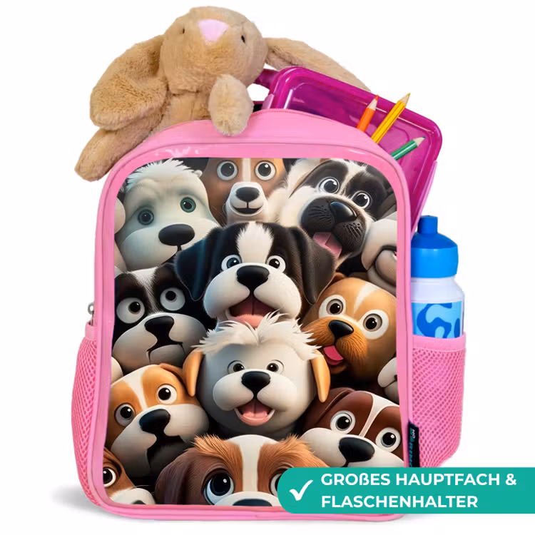 Kinderrucksack - Rosa - Kläffende Bengels — 3