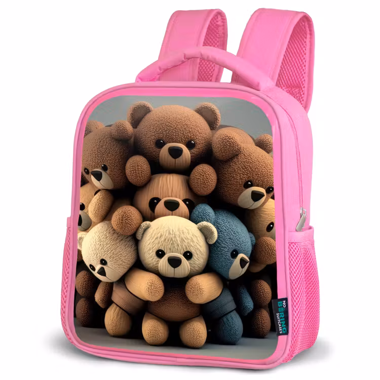 Kinderrucksack - Rosa - Knuddelige Bären — 4