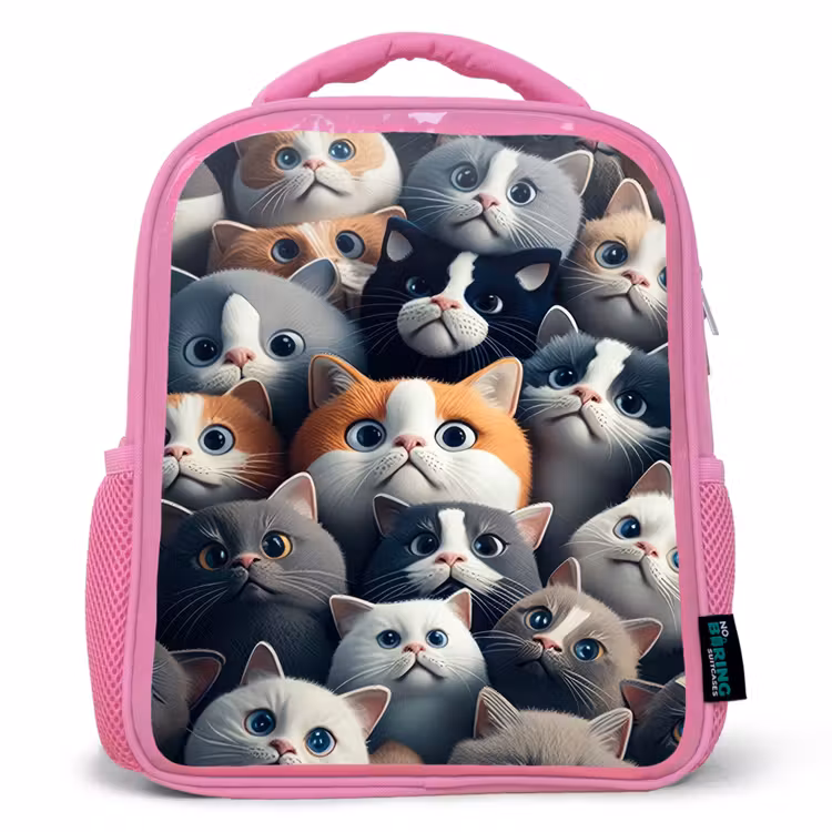 Kinderrucksack - Rosa - Knuddelige Schnauzen — 1