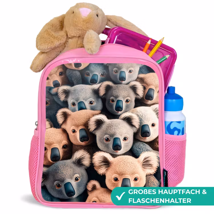 Kinderrucksack - Rosa - Koala Kapriolen — 3