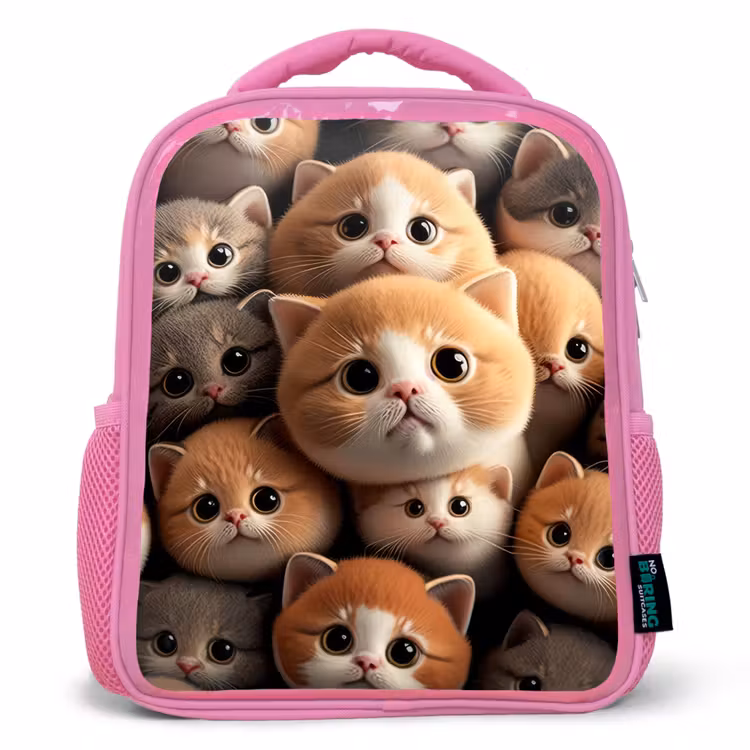 Kinderrucksack - Rosa - Kuschelige Katzen — 1