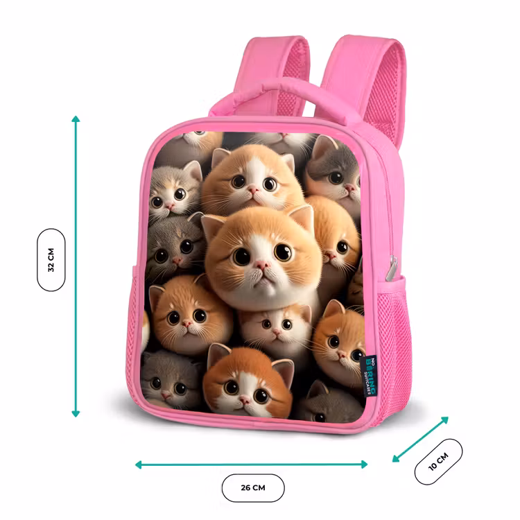 Kinderrucksack - Rosa - Kuschelige Katzen — 2