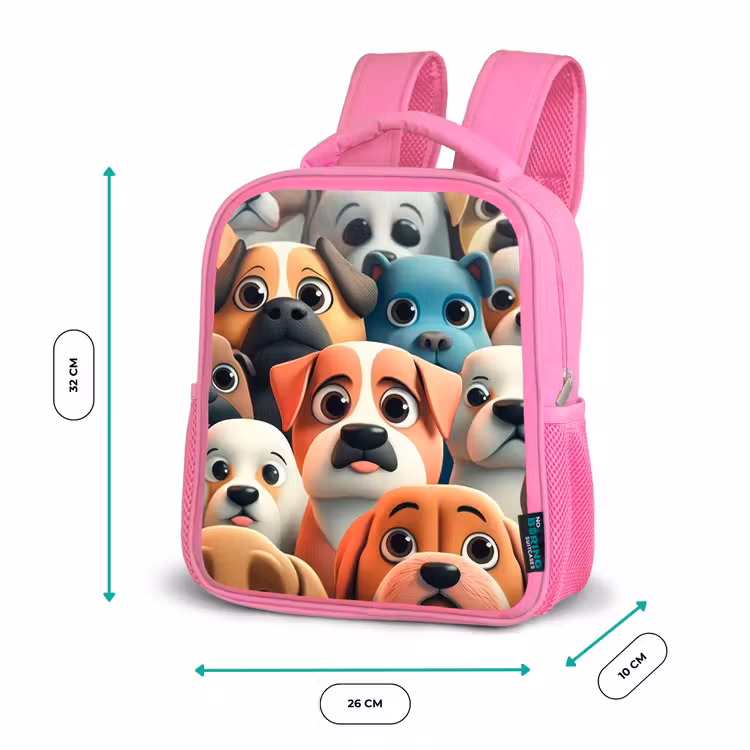 Kinderrucksack - Rosa - Tollwut — 2