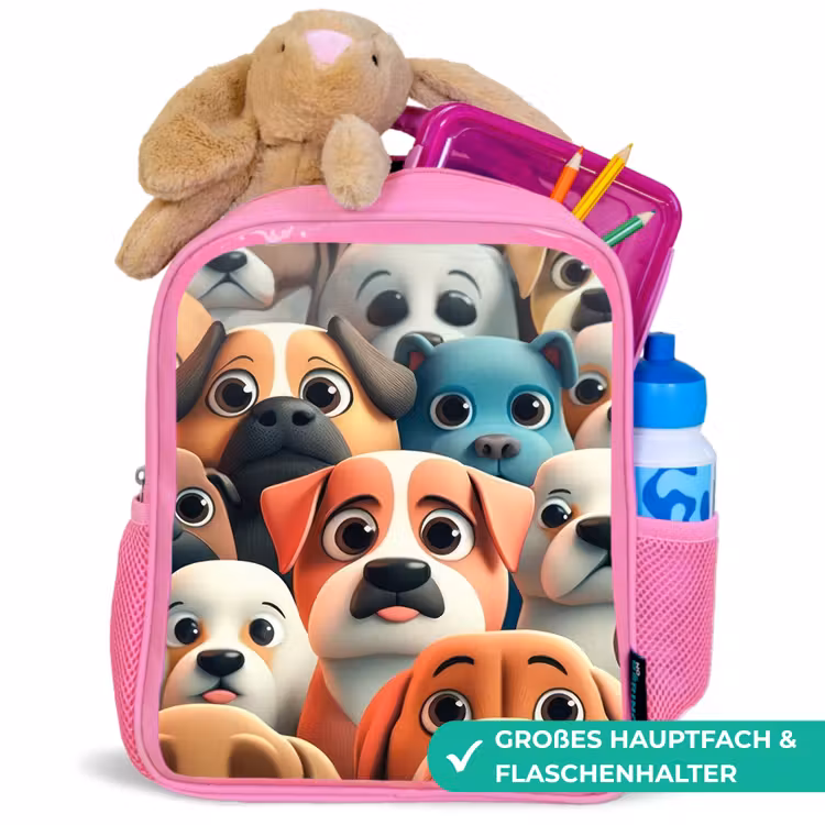 Kinderrucksack - Rosa - Tollwut — 3