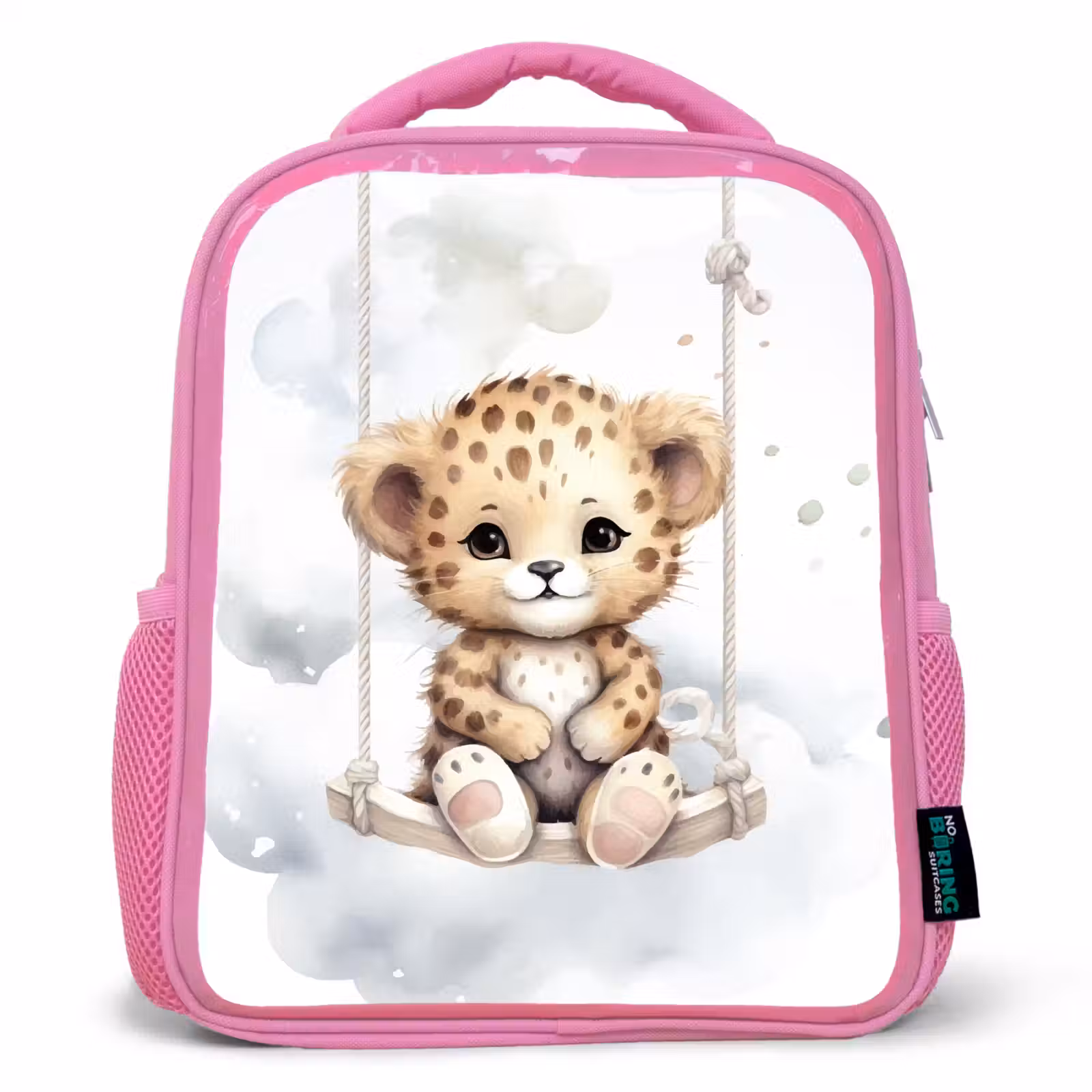 Kinderrucksack - Rosa - Leopard - Tier - Kinder — 1