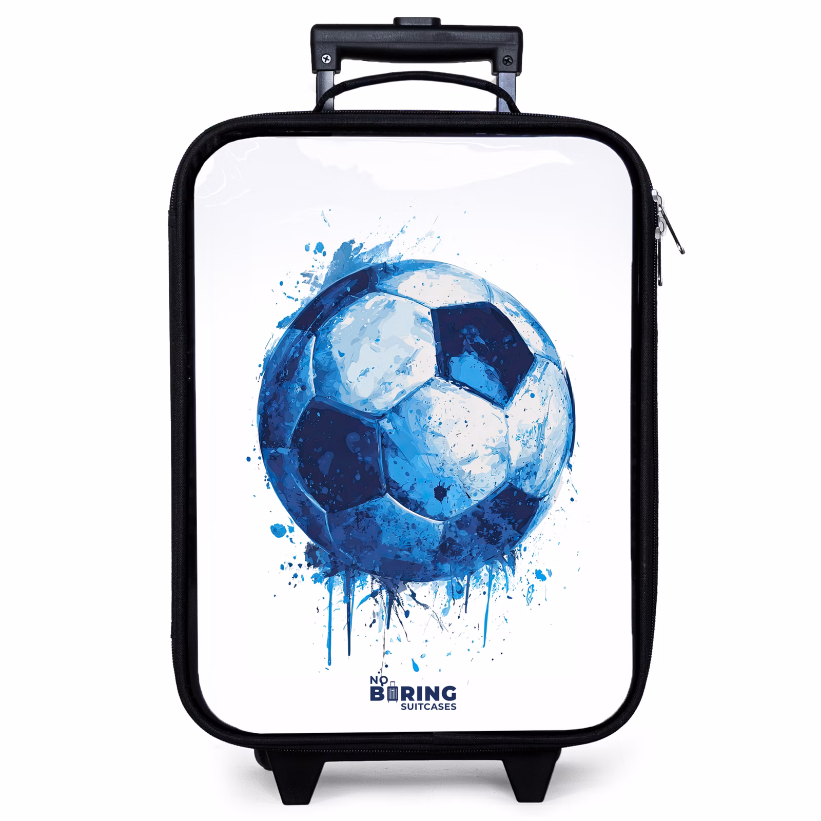 Kinderkoffer - Fußball - Farbspritzer - Blau - Ball — 1