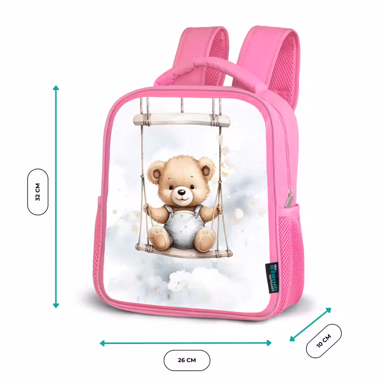 Kinderrucksack - Rosa - Bär - Baby - Tier - Kinder — 2