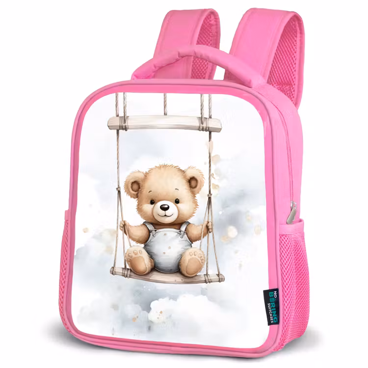 Kinderrucksack - Rosa - Bär - Baby - Tier - Kinder — 4