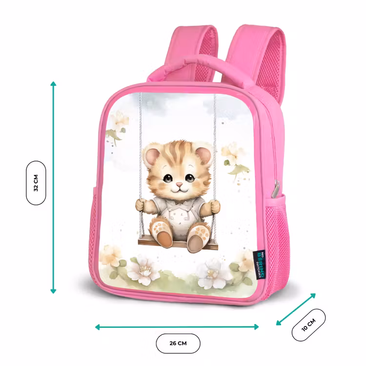 Kinderrucksack - Rosa - Bär - Baby - Tier - Kinder — 2