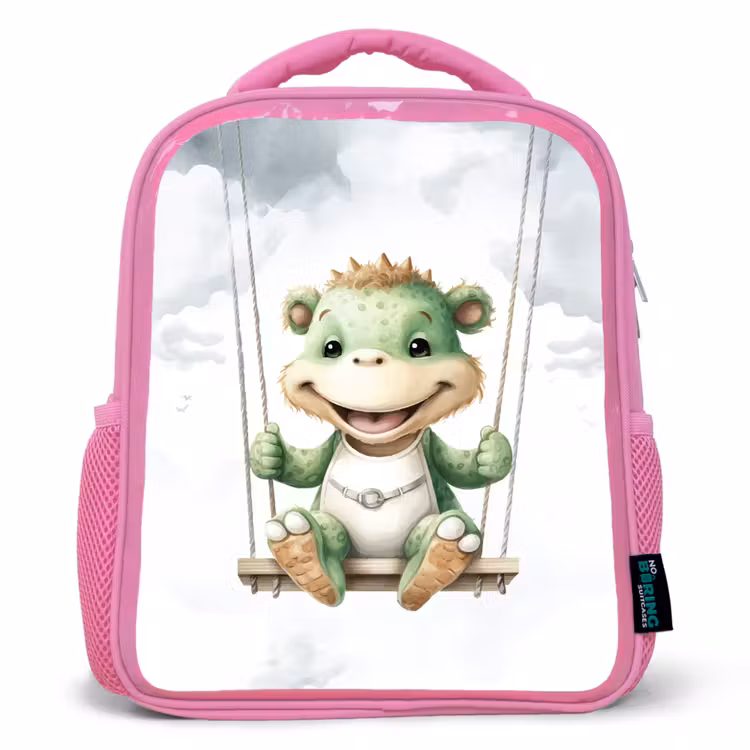 Kinderrucksack - Rosa - Drache - Tierbaby - Kinder — 1
