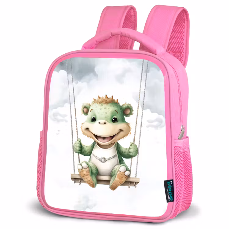 Kinderrucksack - Rosa - Drache - Tierbaby - Kinder — 4