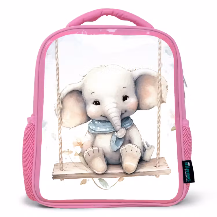 Kinderrucksack - Rosa - Elefant - Tier - Kinder — 1