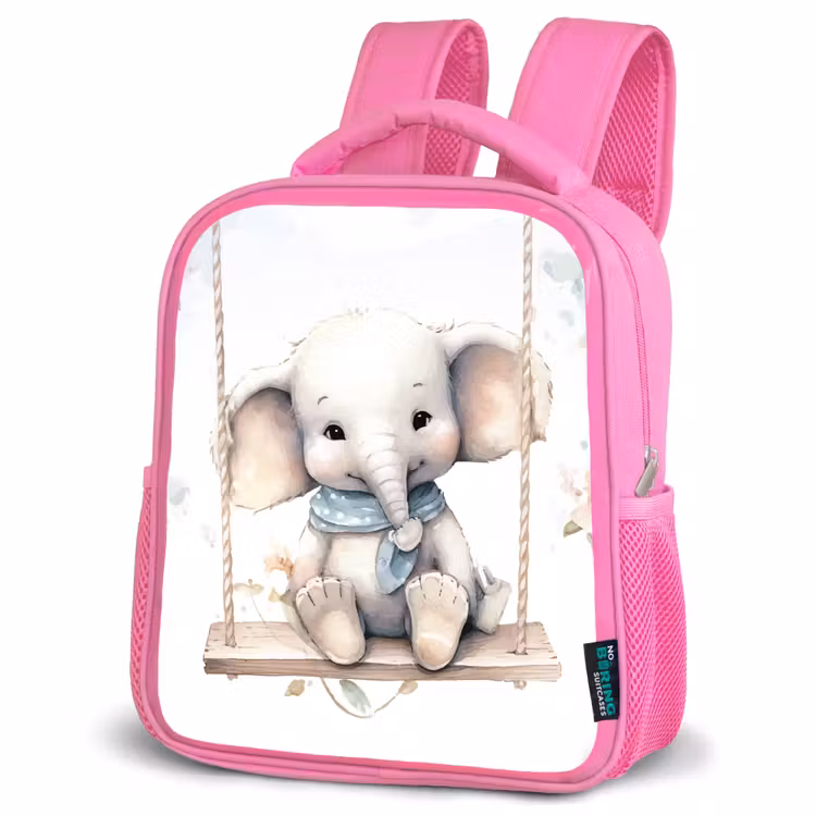 Kinderrucksack - Rosa - Elefant - Tier - Kinder — 4