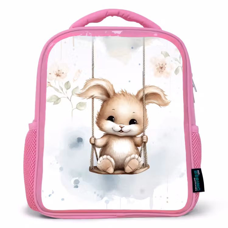 Kinderrucksack - Rosa - Kaninchen - Babytier - Kinder — 1