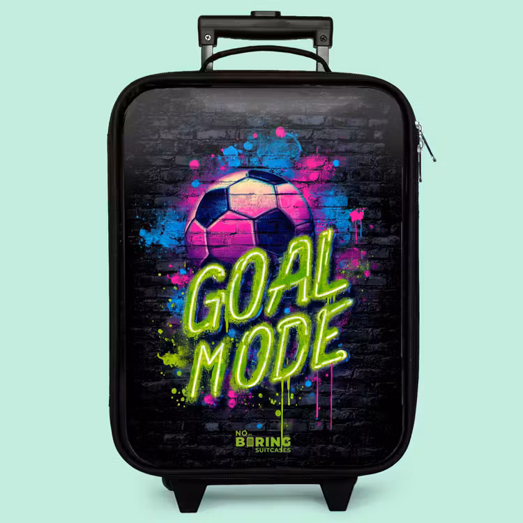 Kinderkoffer - Neon - Graffiti - Fußball - Farbenfroh — 3