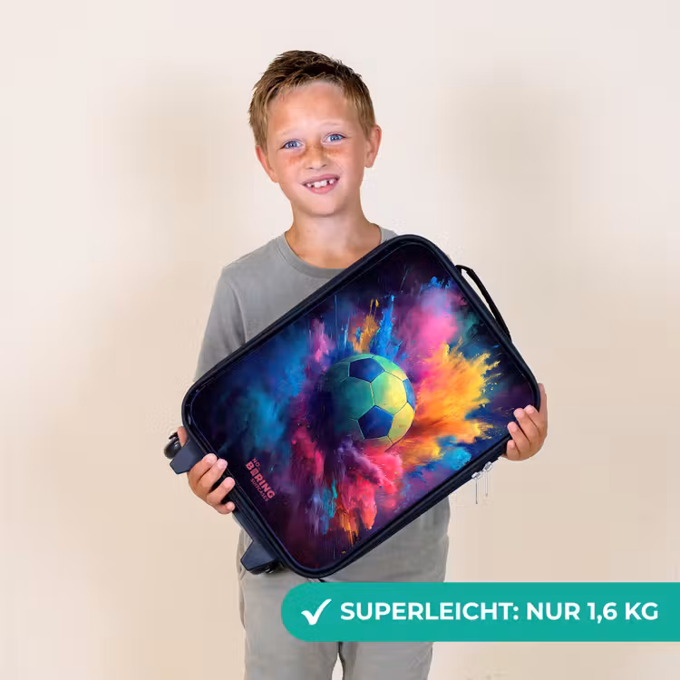 Kinderkoffer - Neon - Kugel - Farbenfroh — 2