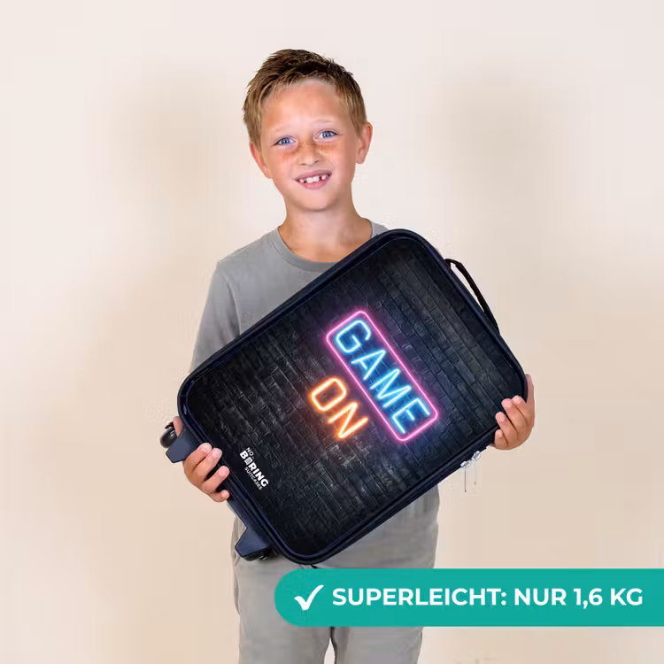Kinderkoffer - Spiel - Buchstaben - Neon — 2
