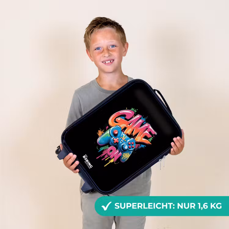 Kinderkoffer - Spiel - Controller - Graffiti - Neon — 2
