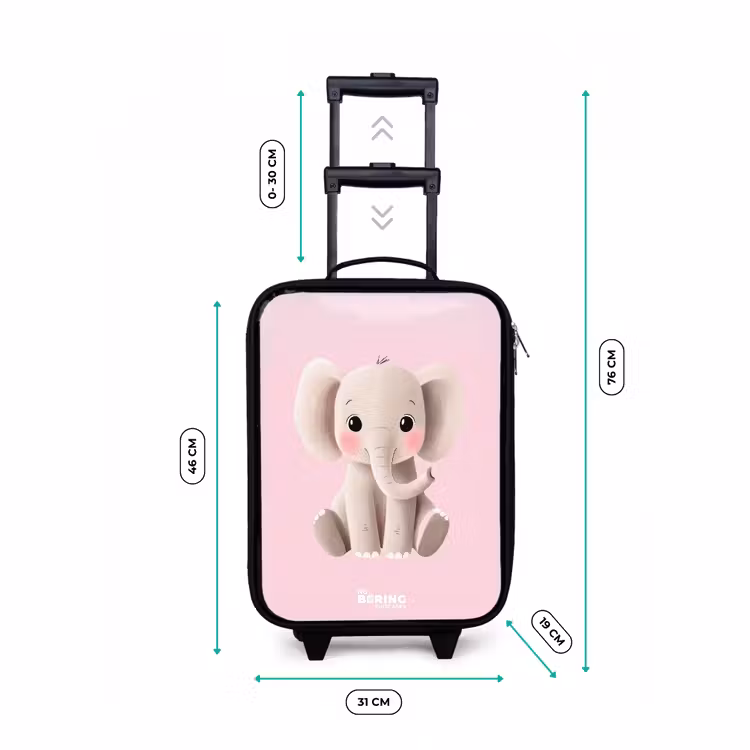 Kinderkoffer - Elefant - Baby - Erröten - Illustration — 7