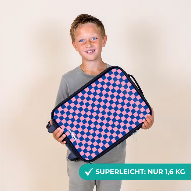 Kinderkoffer - Blöcke - Blau - Rosa — 2