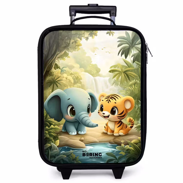 Kinderkoffer - Elefant - Tiger - Wald - Dschungel — 1