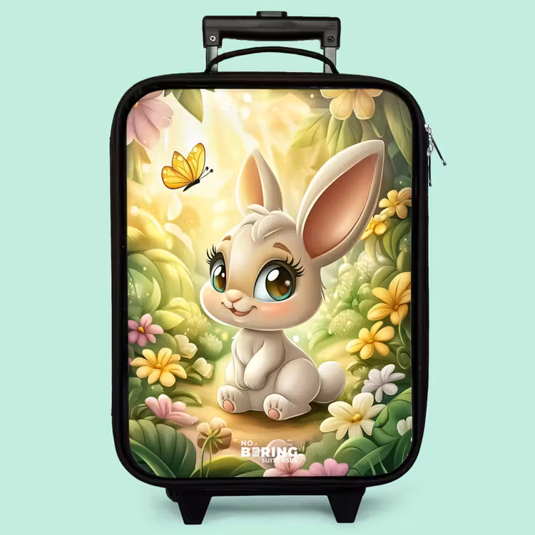 Kinderkoffer - Kaninchen - Sonnenlicht - Märchen - Schmetterling — 3