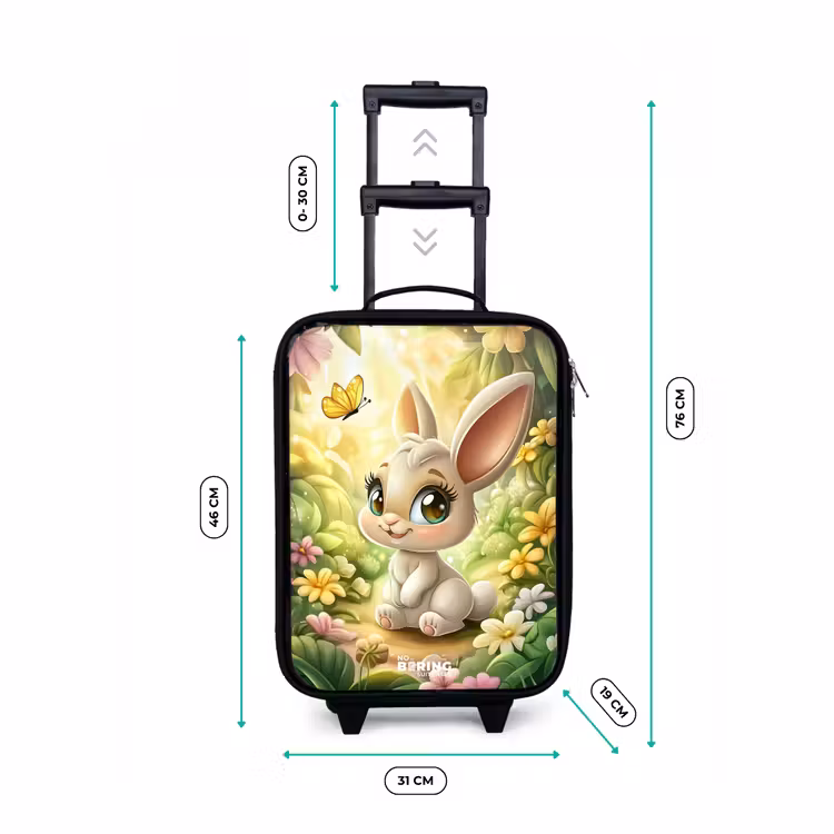 Kinderkoffer - Kaninchen - Sonnenlicht - Märchen - Schmetterling — 7
