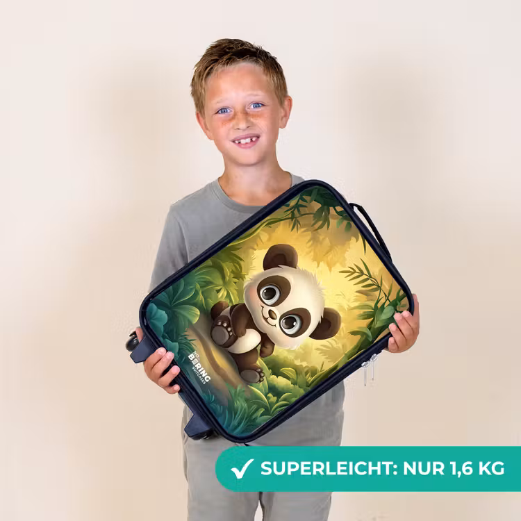 Kinderkoffer - Panda - Bambuswald - Grün — 2