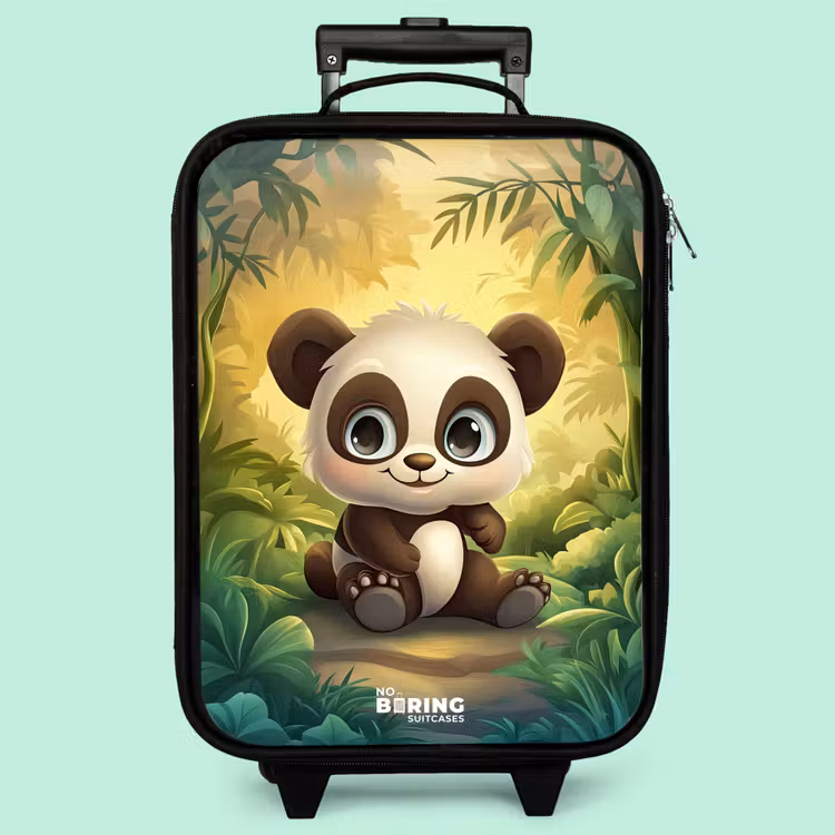 Kinderkoffer - Panda - Bambuswald - Grün — 3