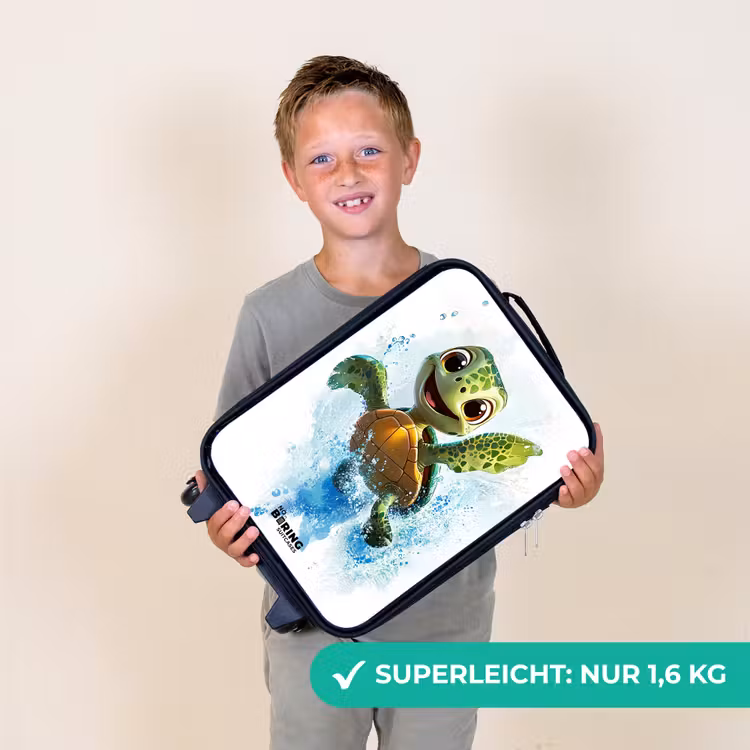 Kinderkoffer - Schildkröte - Wasser - Grün — 2