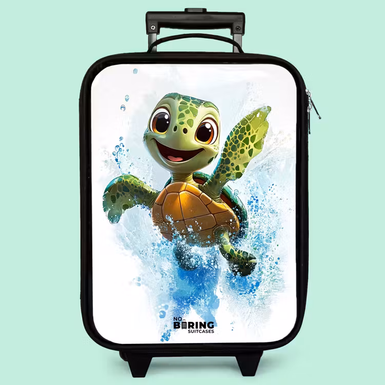 Kinderkoffer - Schildkröte - Wasser - Grün — 3