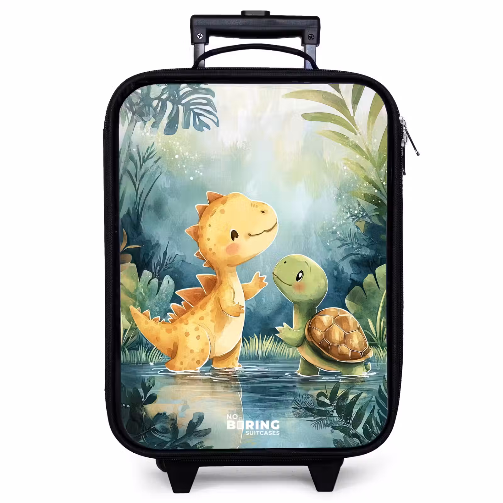 Kinderkoffer - Dino - Schildkröte - Dschungel — 1