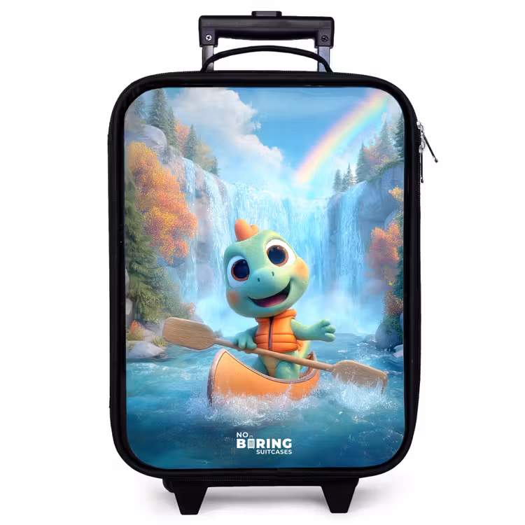 Kinderkoffer - Dino - Natur - Wasserfall — 1