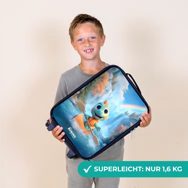 Kinderkoffer - Dino - Natur - Wasserfall — 2