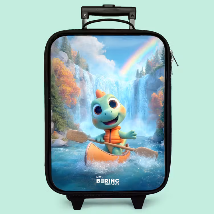 Kinderkoffer - Dino - Natur - Wasserfall — 3