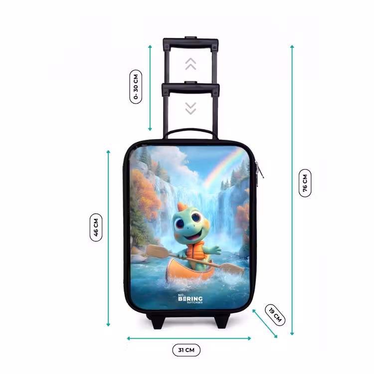 Kinderkoffer - Dino - Natur - Wasserfall — 7
