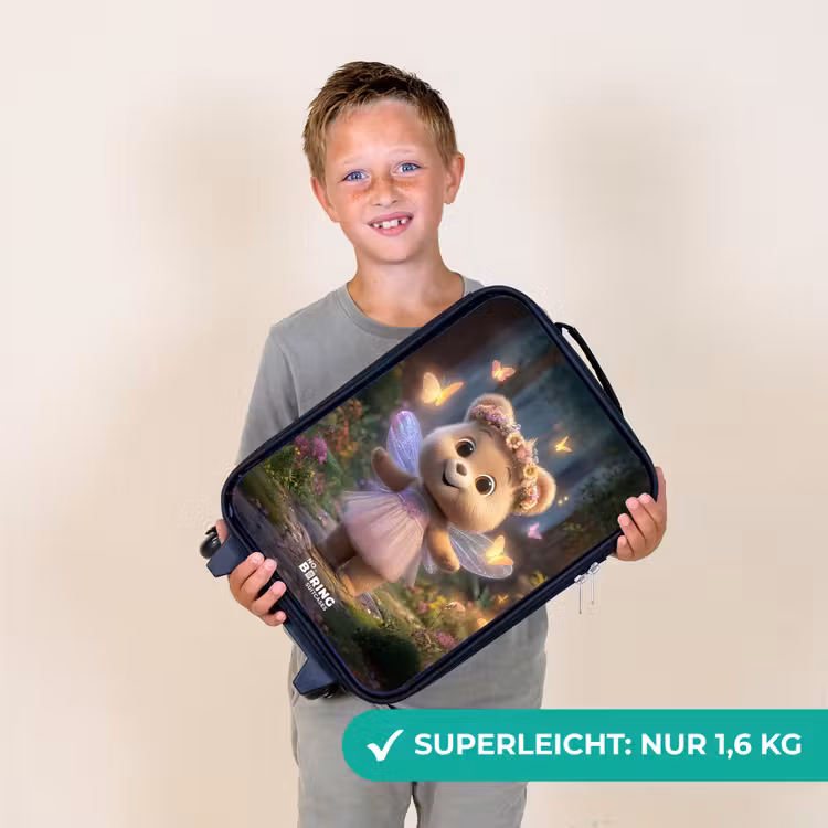 Kinderkoffer - Bär - Schmetterlinge - Wald - Fee — 2
