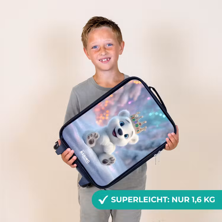 Kinderkoffer - Eisbär - Krone - Winter — 2