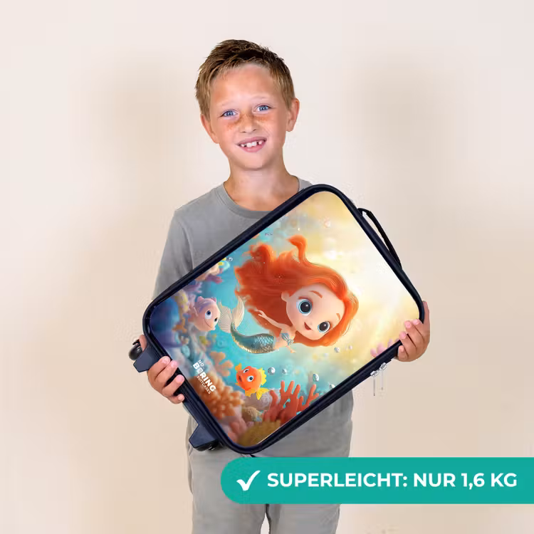 Kinderkoffer - Meerjungfrau - Fisch - Koralle — 2