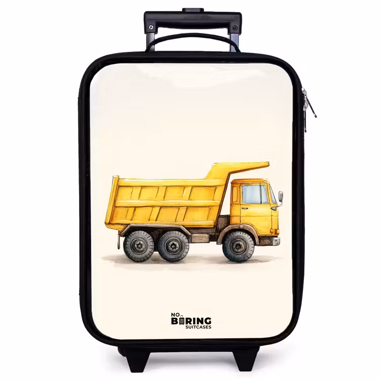 Kinderkoffer - Muldenkipper - Signiert - Gelb — 1