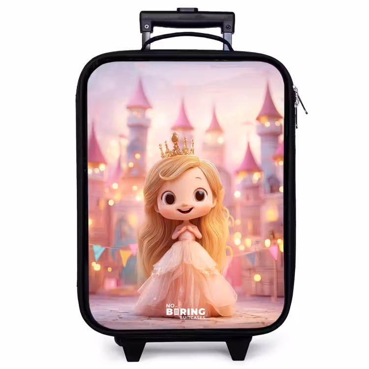 Kinderkoffer - Prinzessin - Rosa - Schloss — 1